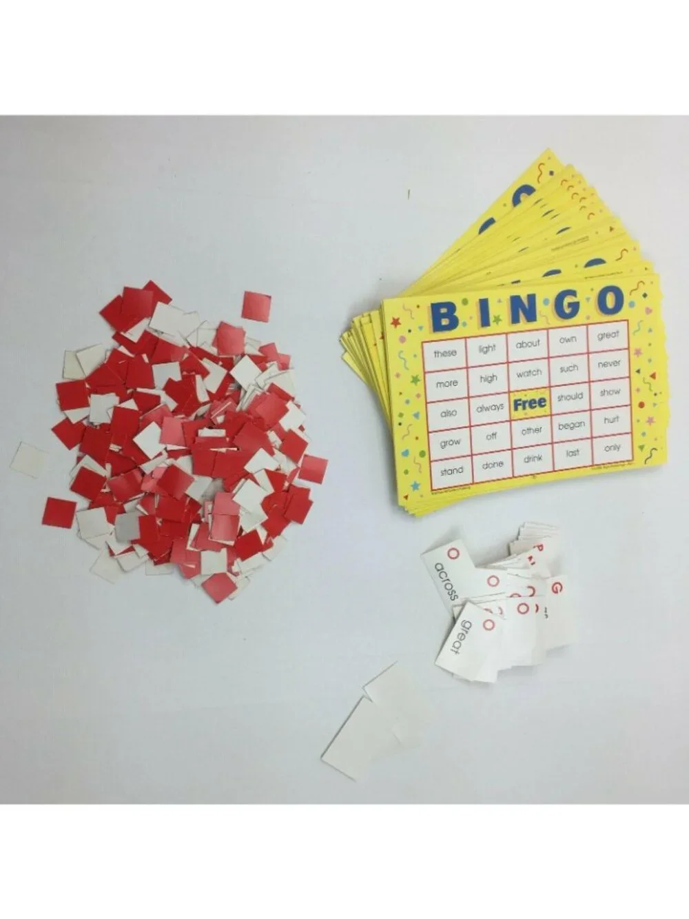 McGraw-Hill BINGO Card Game Sight Word Challenge Classroom Calling Cards Markers